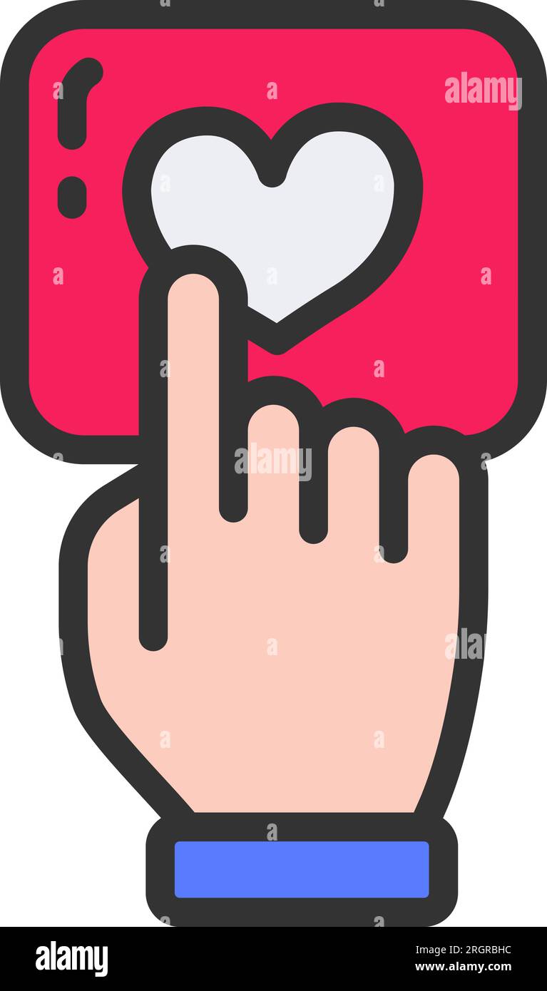Favorite Icon image. Suitable for mobile application. Stock Vector