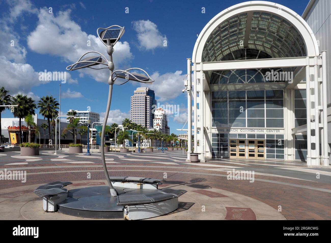 The area in front of the Long Beach Convention and Entertainment Center