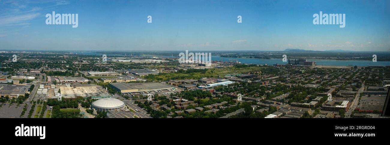 Aerial view Montreal, Canada Stock Photo