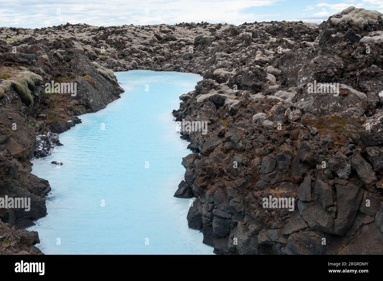 Blue Lagoon, Reykjanes Peninsula, Iceland Stock Photo