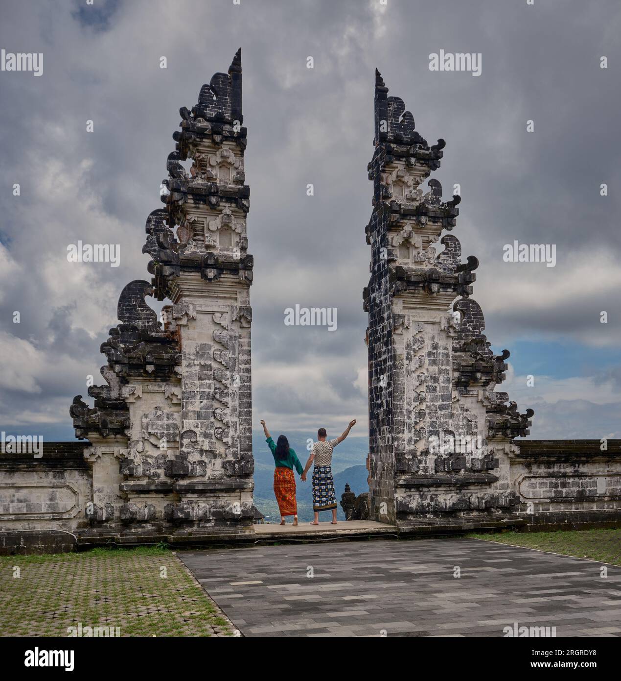 Gate of Heaven Lempuyang Temple in Karangasem Regency, Bali indonesia