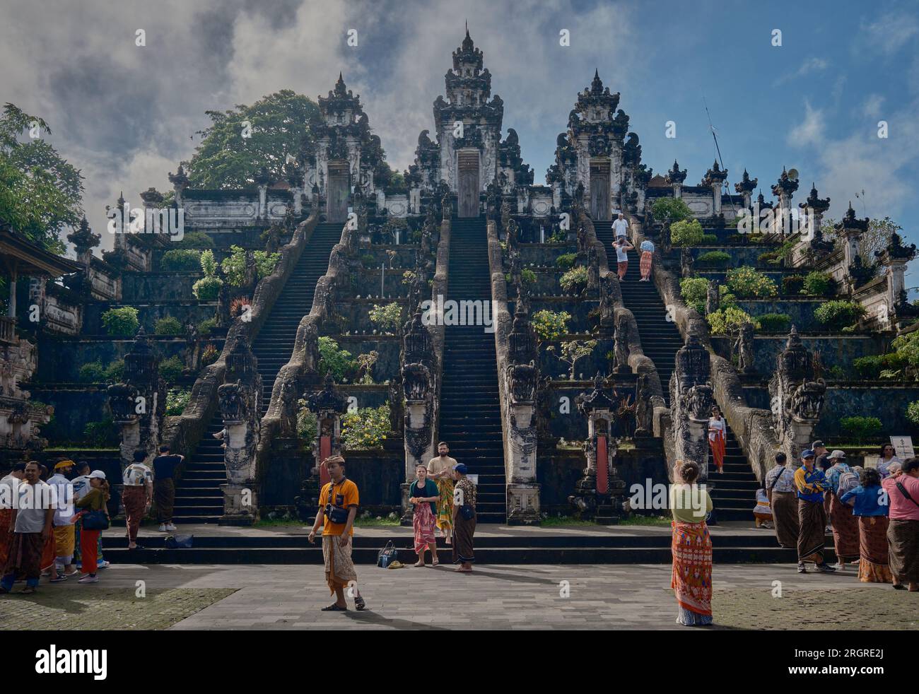 Gate of Heaven Lempuyang Temple in Karangasem Regency, Bali indonesia