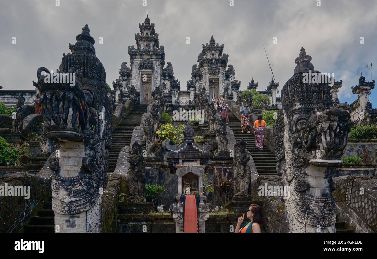 Gate of Heaven Lempuyang Temple in Karangasem Regency, Bali indonesia