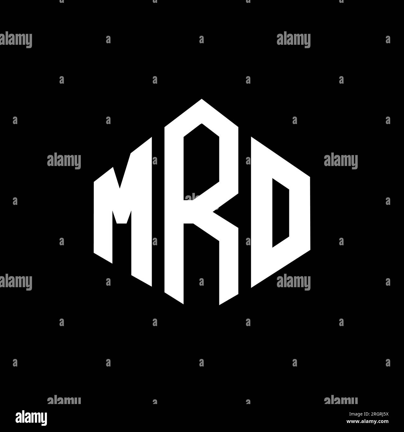 MRO letter logo design with polygon shape. MRO polygon and cube shape ...