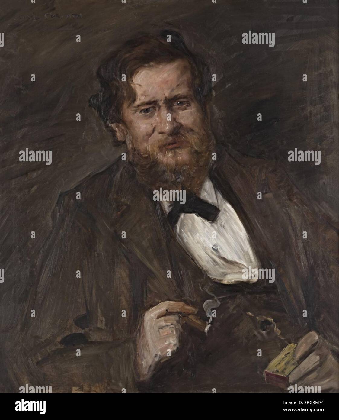 Portrait des Malers Fritz Rumpf 1901 by Lovis Corinth Stock Photo - Alamy