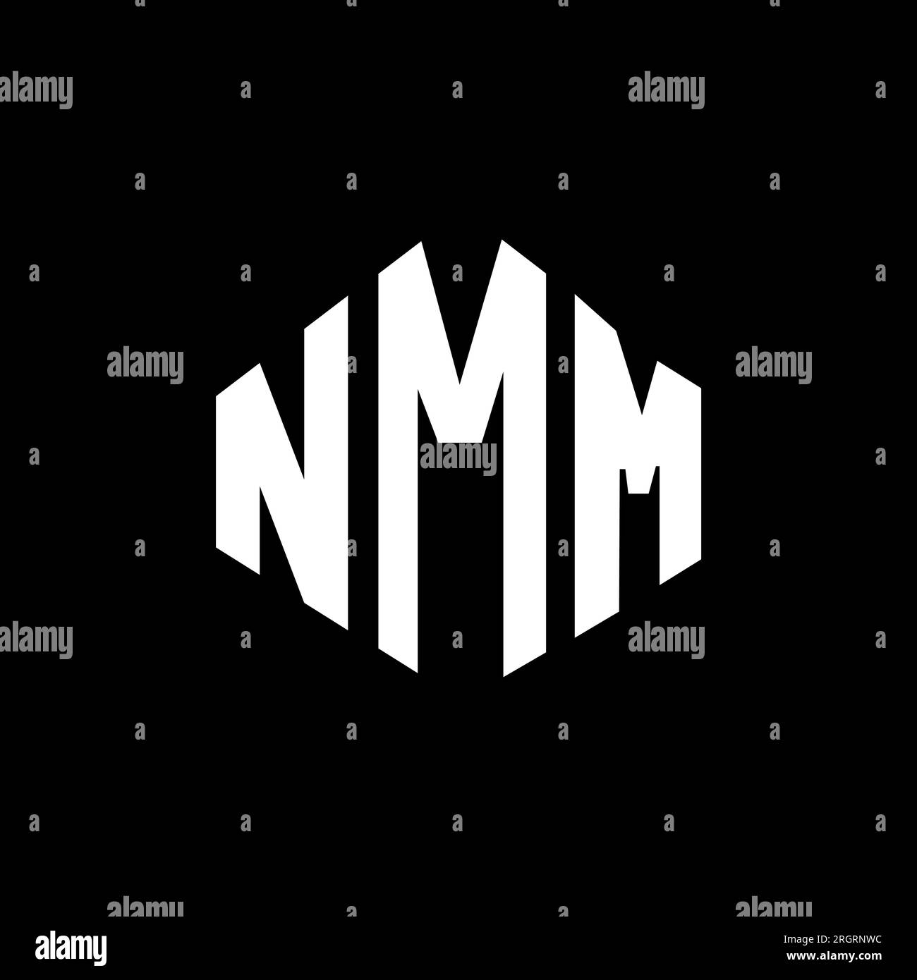 Nmm letter logo creative design with graphic Vector Image