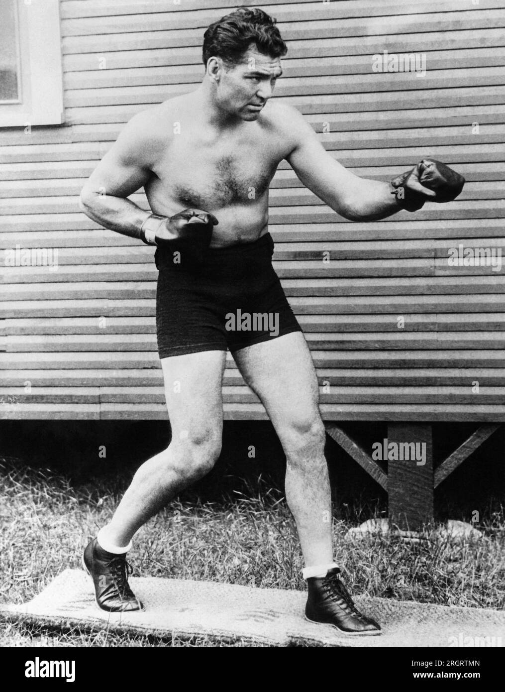 United States:  c. 1926 Heavyweight champion boxer Jack Dempsey. Stock Photo