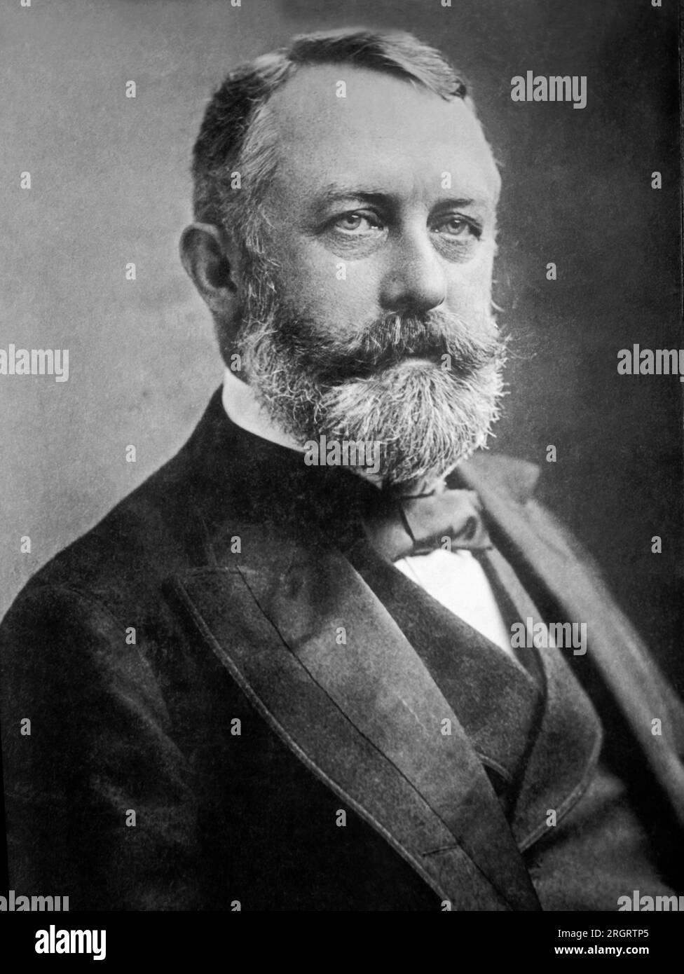 United States: c. 1905 Portrait of American industrialist and financier ...