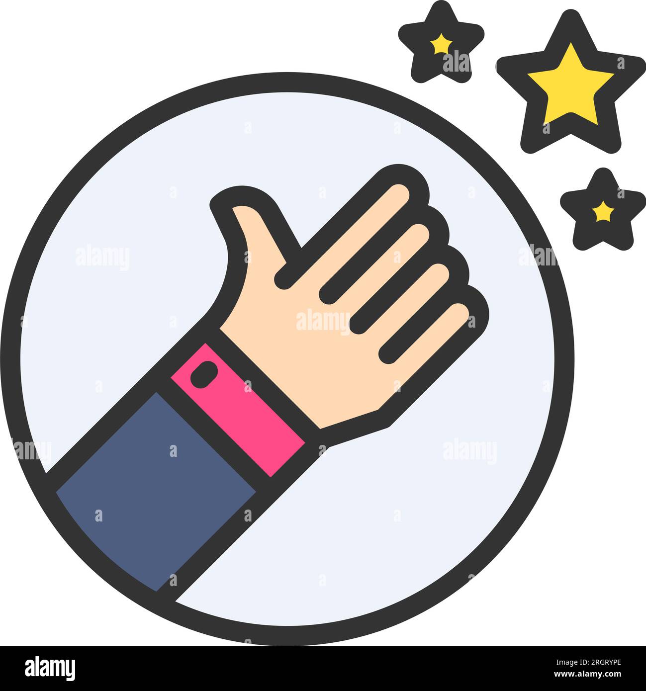 Good Feedback Icon image. Suitable for mobile application. Stock Vector