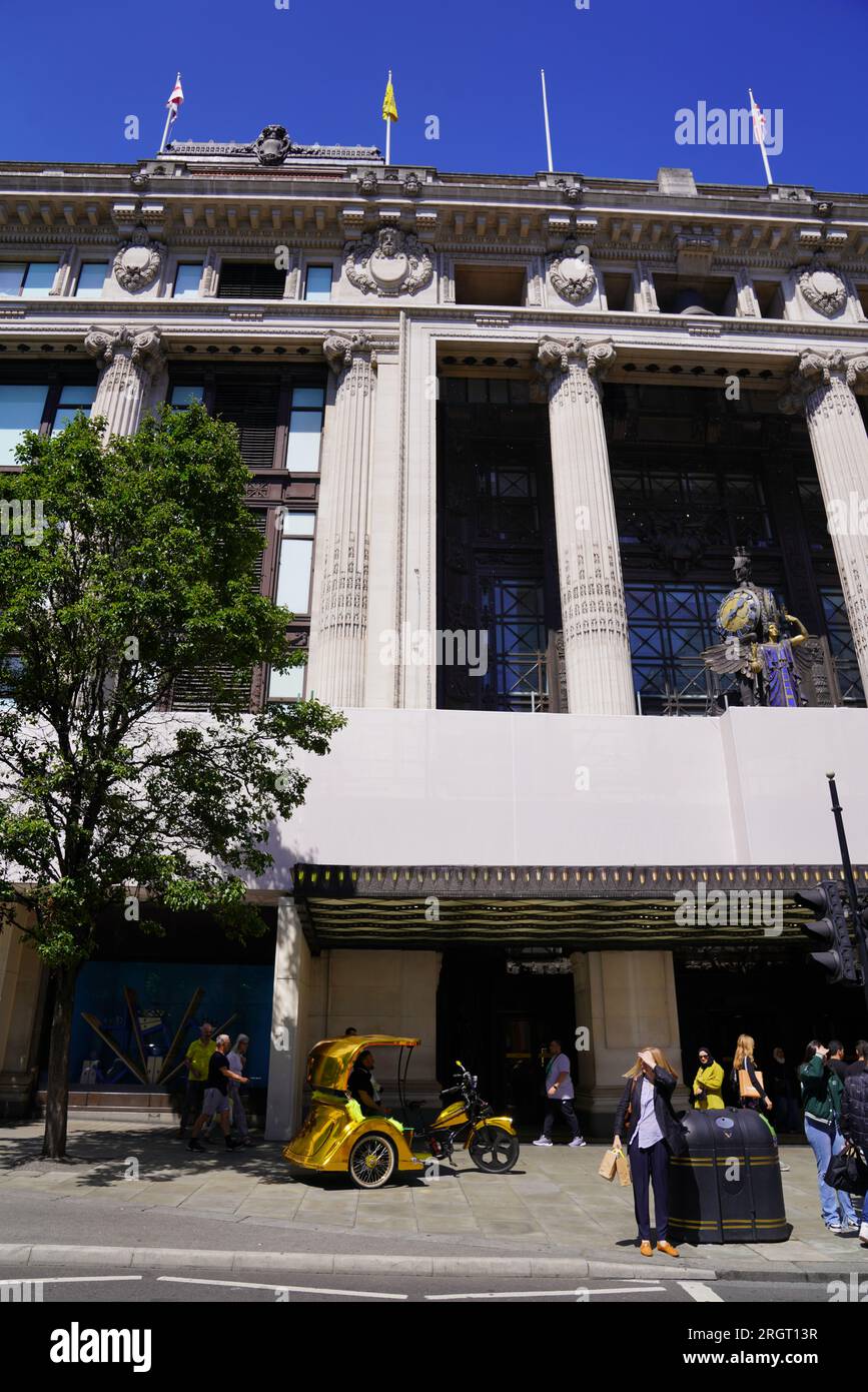 Selfridges Luxury Department Store, Oxford Street, Central London