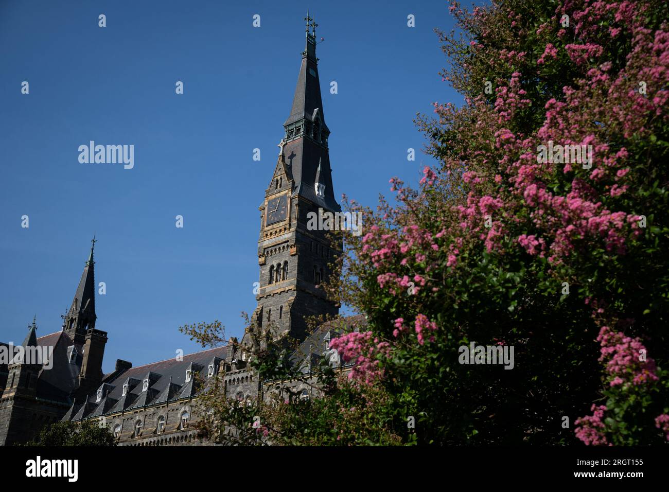 Washington, USA. 11th Aug, 2023. A general view of the Georgetown University campus, in Washington, DC, on Friday, August 11, 2023. (Graeme Sloan/Sipa USA) Credit: Sipa USA/Alamy Live News Stock Photo