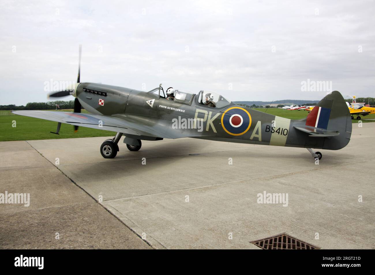 A two seat Supermarine Spitfire TR Mk. IX at Chichester Goodwood ...