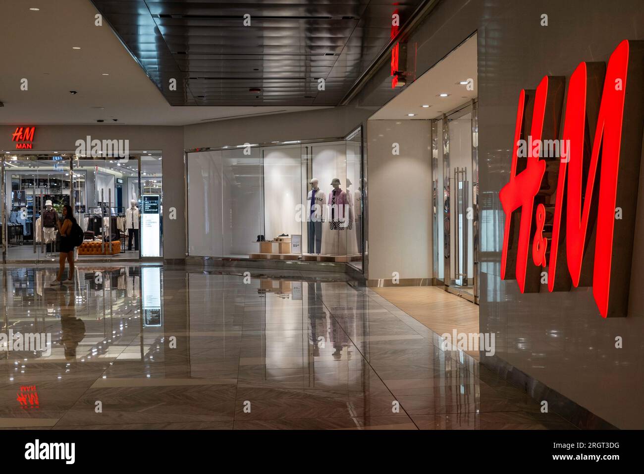 Store in the Hudson Yards Shopping Complex, New York City, 2023, USA Stock Photo