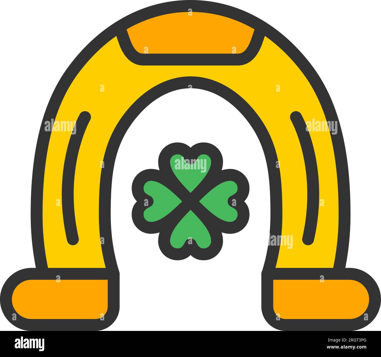 Horseshoe Icon image. Suitable for mobile application. Stock Vector