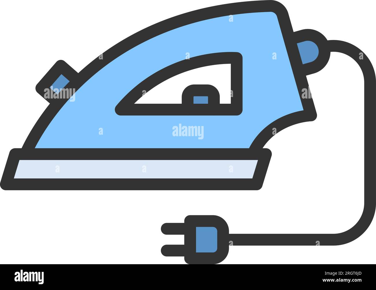 Iron Icon image. Suitable for mobile application. Stock Vector