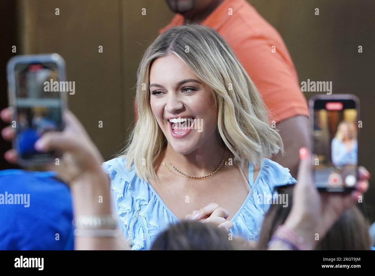 New York, NY, USA. 11th Aug, 2023. Kelsea Ballerini on stage for NBC Today Show Concert Series with Kelsea Ballerini, Rockefeller Plaza, New York, NY August 11, 2023. Credit: Kristin Callahan/Everett Collection/Alamy Live News Stock Photo