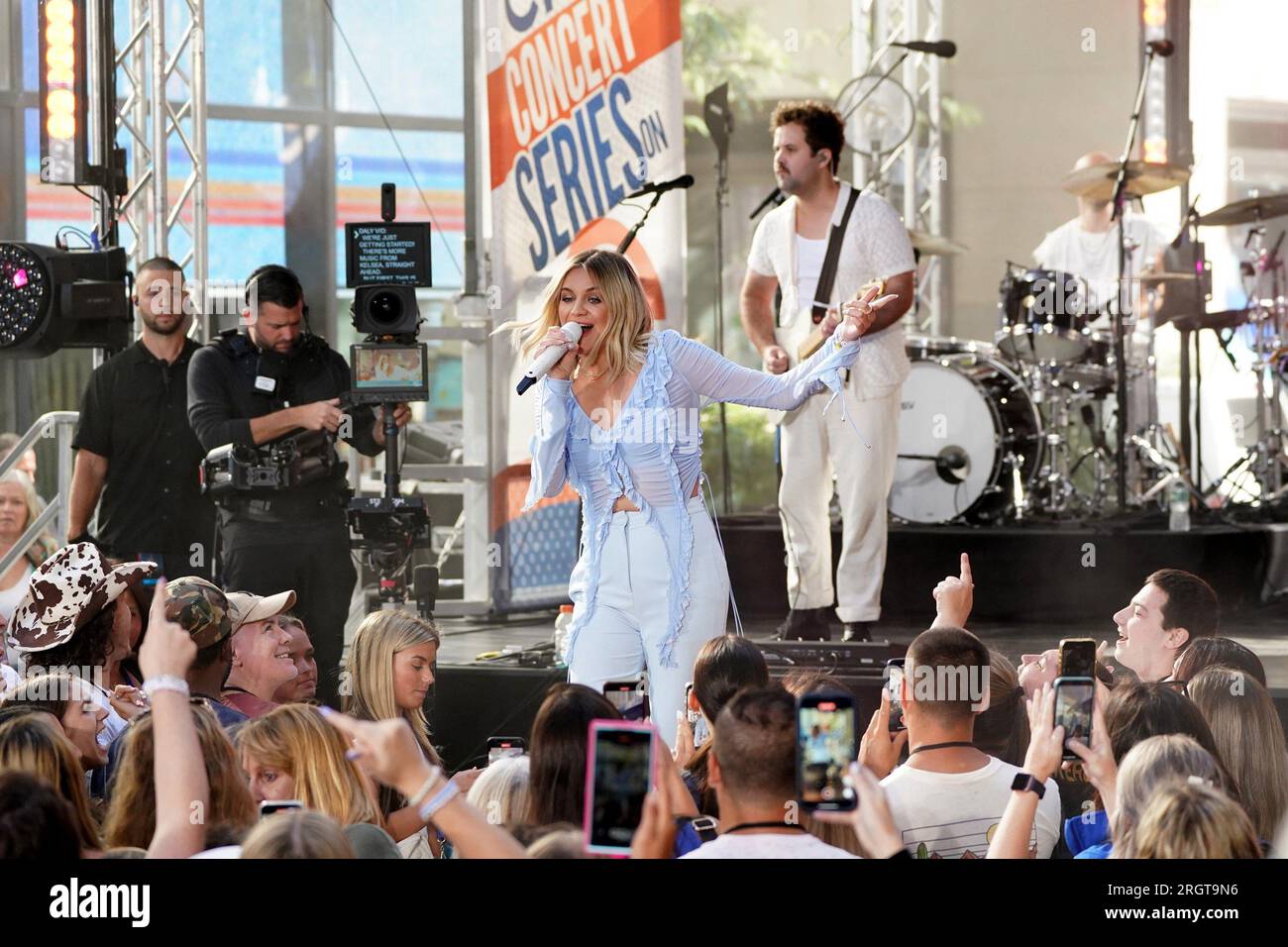 New York, NY, USA. 11th Aug, 2023. Kelsea Ballerini on stage for NBC
