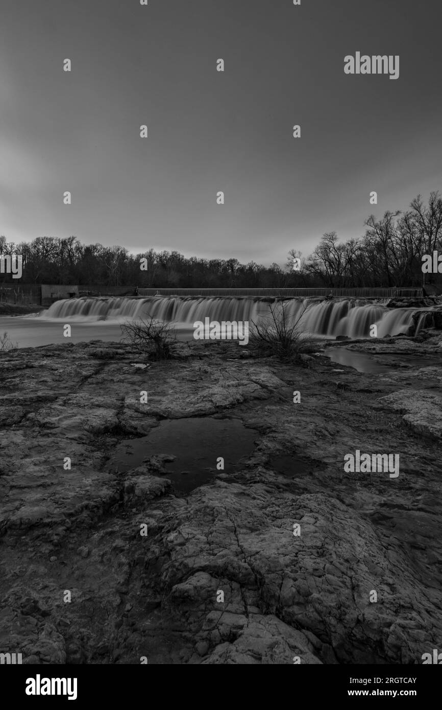 Grand Falls waterfall is the largest continuously flowing natural