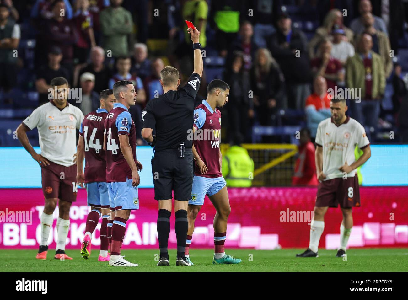 Burnley's Anass Zaroury during the Premier League match at Turf Moor,  Burnley. Picture date: Friday August 11, 2023 Stock Photo - Alamy