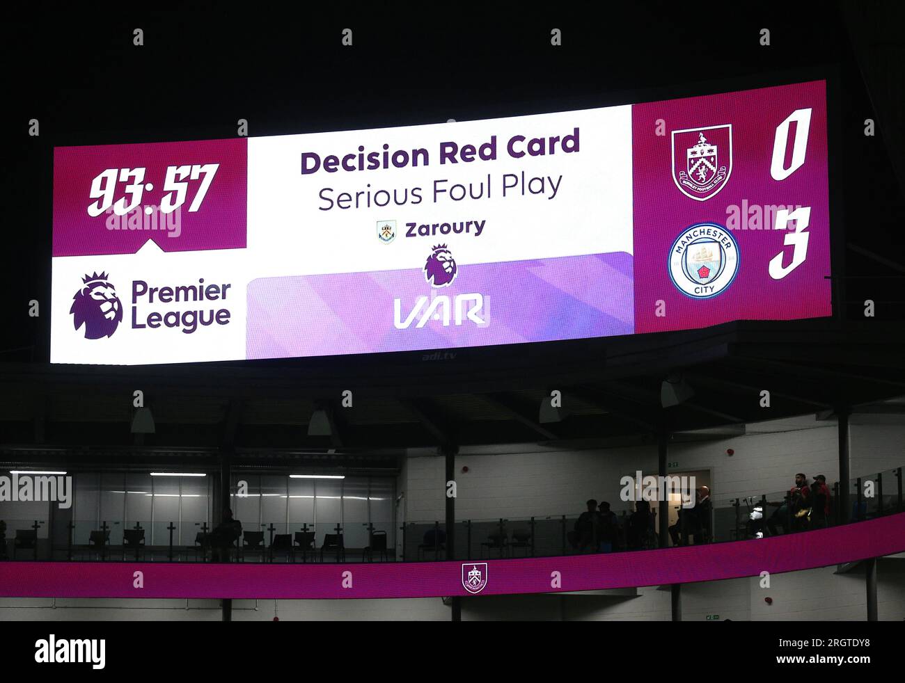 Burnley's Anass Zaroury during the Premier League match at Turf Moor,  Burnley. Picture date: Friday August 11, 2023 Stock Photo - Alamy