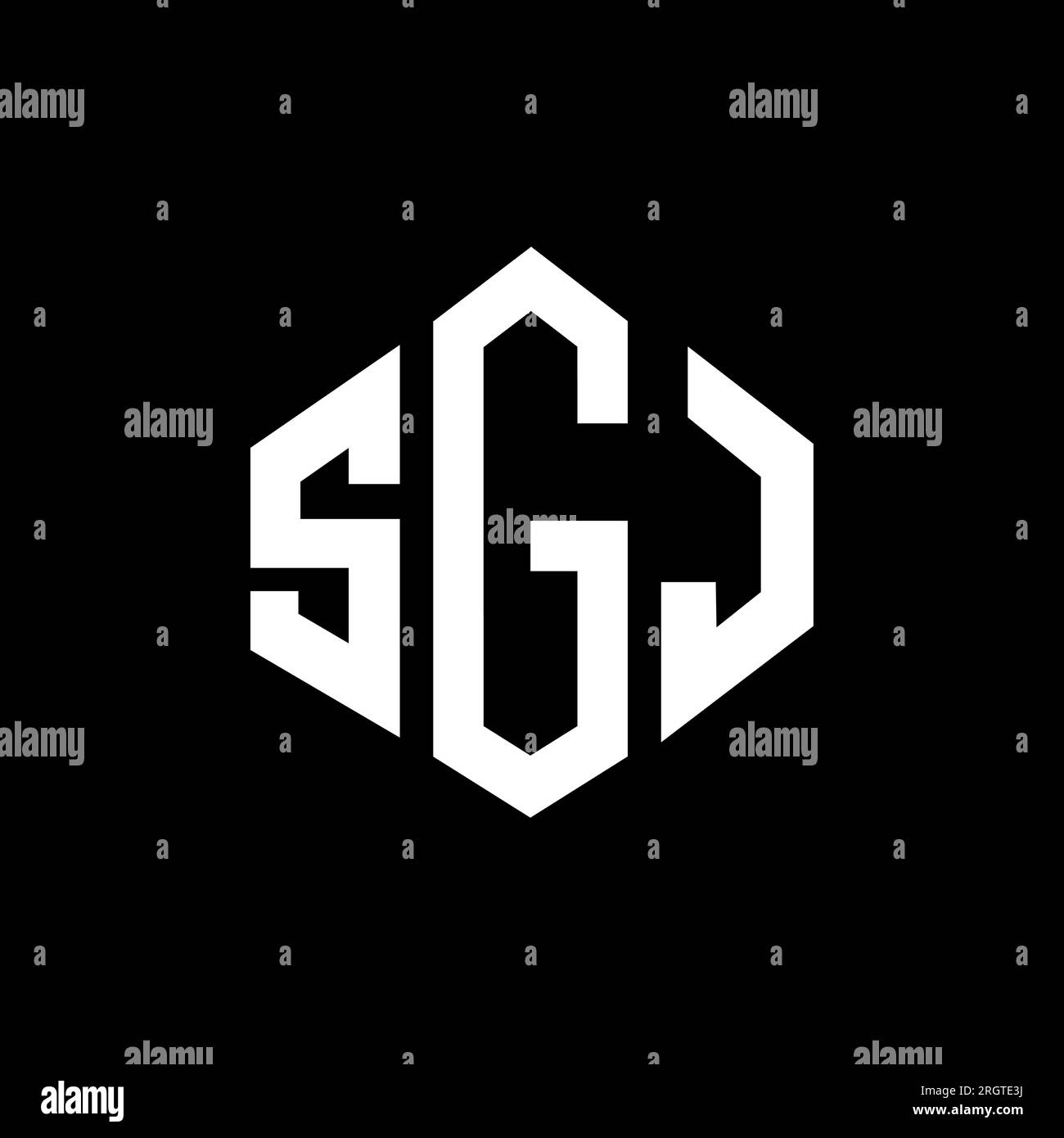 Sgj letter logo Stock Vector Images - Alamy