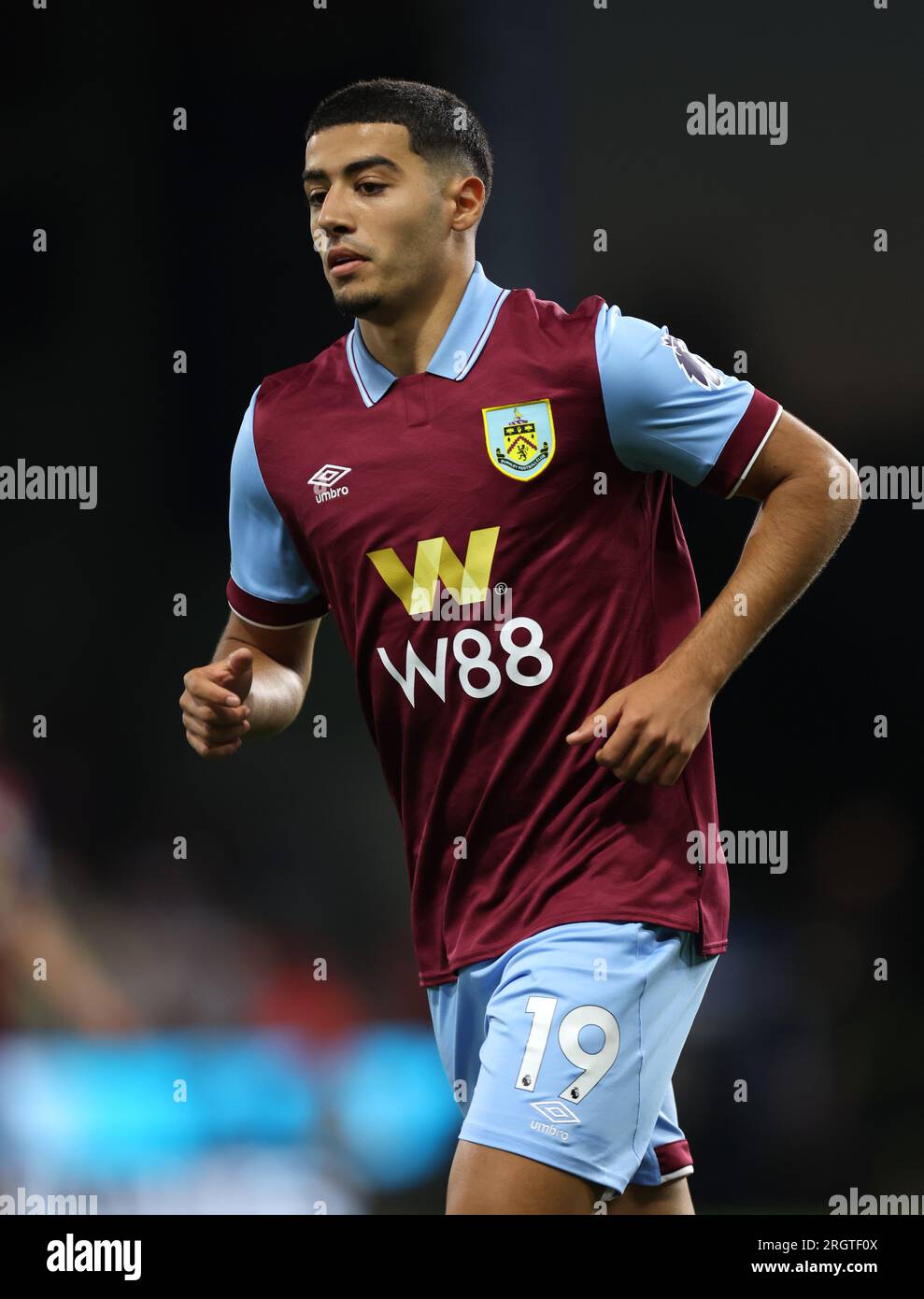 Burnley's Anass Zaroury during the Premier League match at Turf Moor,  Burnley. Picture date: Friday August 11, 2023 Stock Photo - Alamy