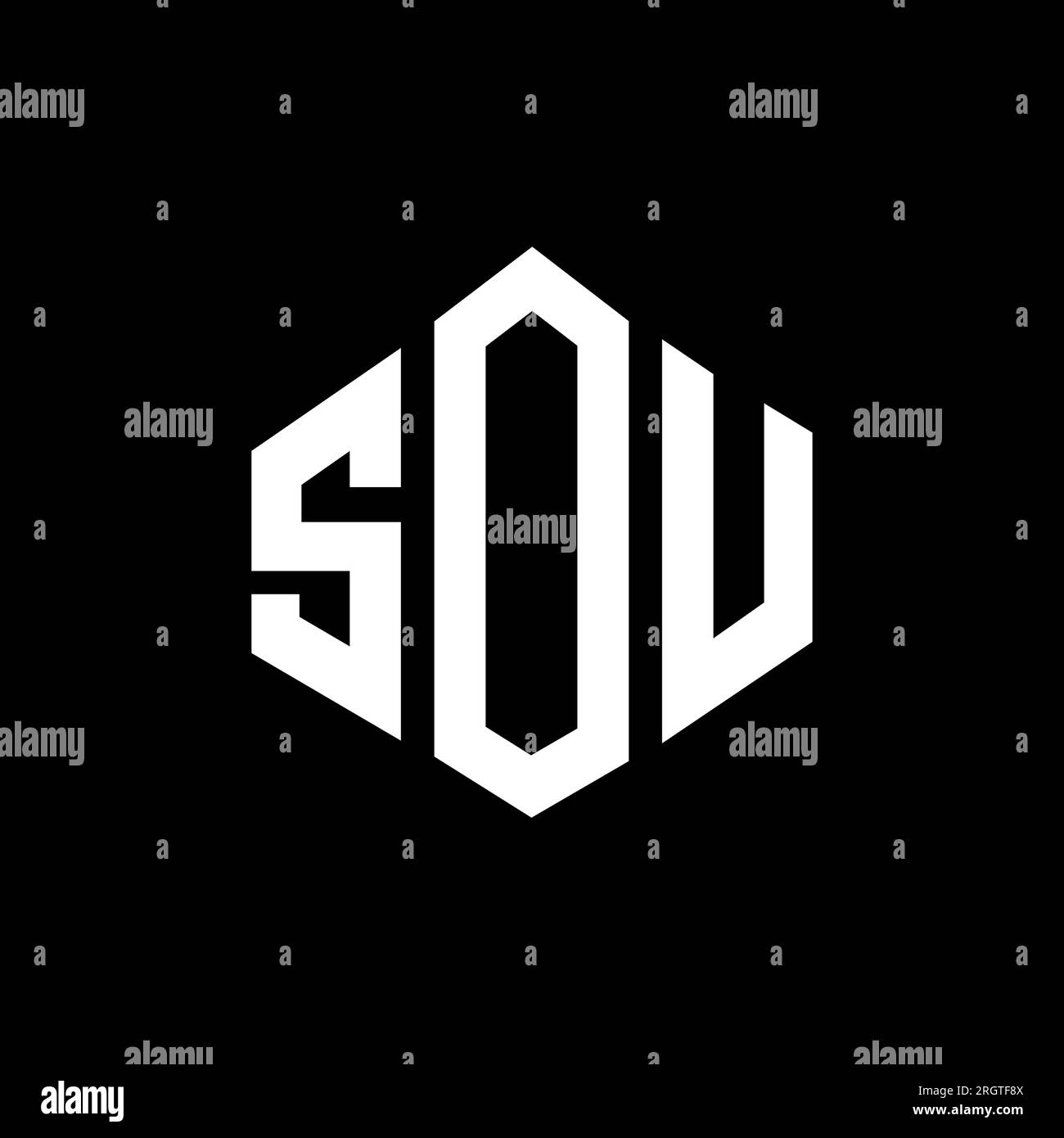 Sou hexagon logo hi-res stock photography and images - Alamy