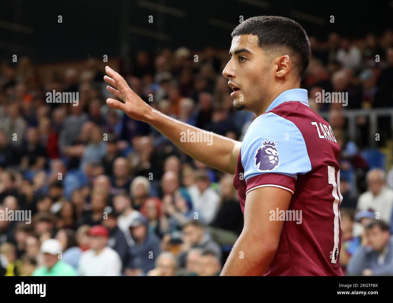 Burnley's Anass Zaroury during the Premier League match at Turf Moor,  Burnley. Picture date: Friday August 11, 2023 Stock Photo - Alamy