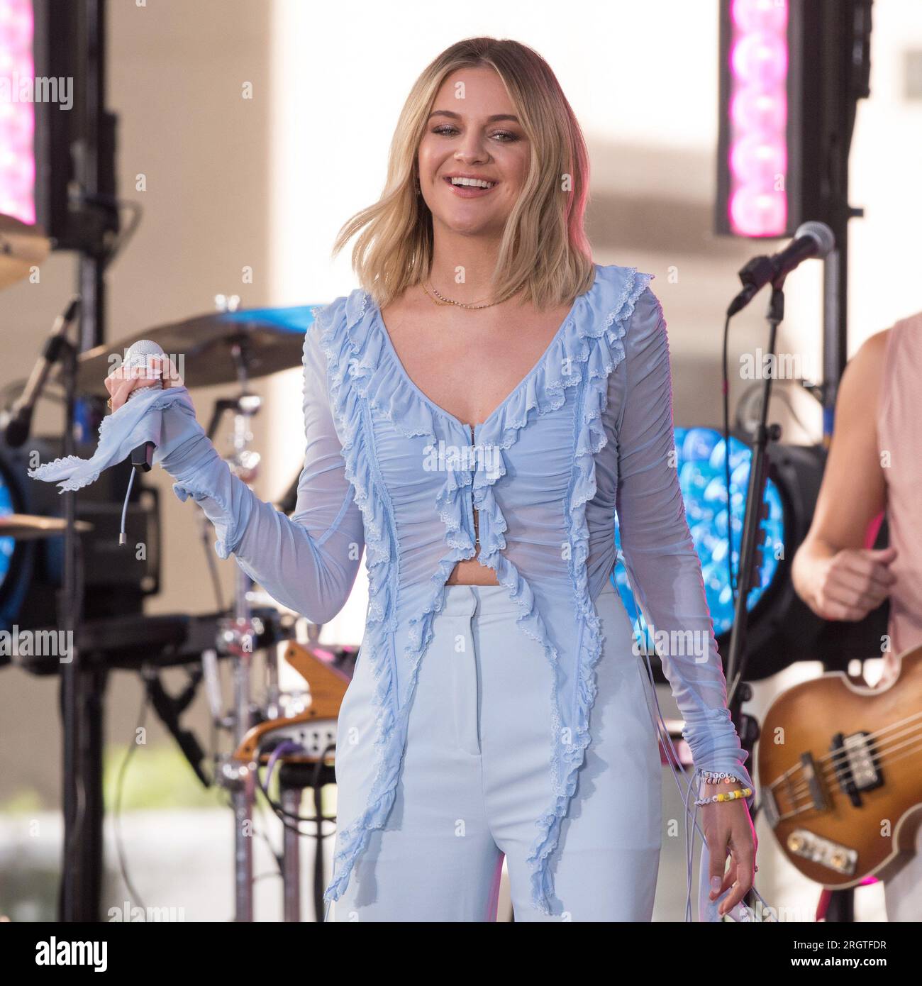 New York, NY, USA. 11th Aug, 2023. Kelsea Ballerini on stage for NBC Today Show Concert Series with Kelsea Ballerini, Rockefeller Plaza, New York, NY August 11, 2023. Credit: Simon Lindenblatt/Everett Collection/Alamy Live News Stock Photo