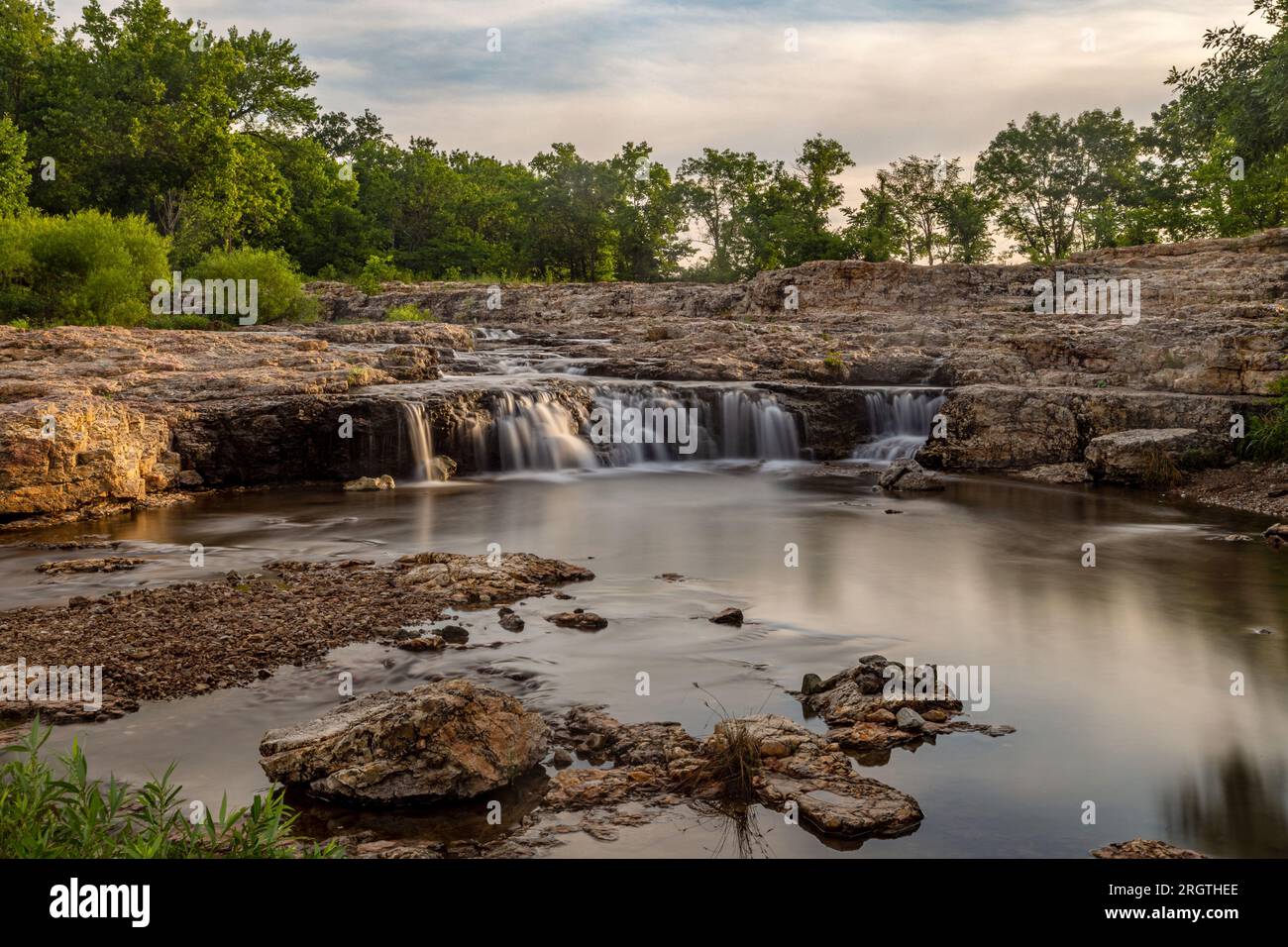 Grand Falls waterfall is the largest continuously flowing natural