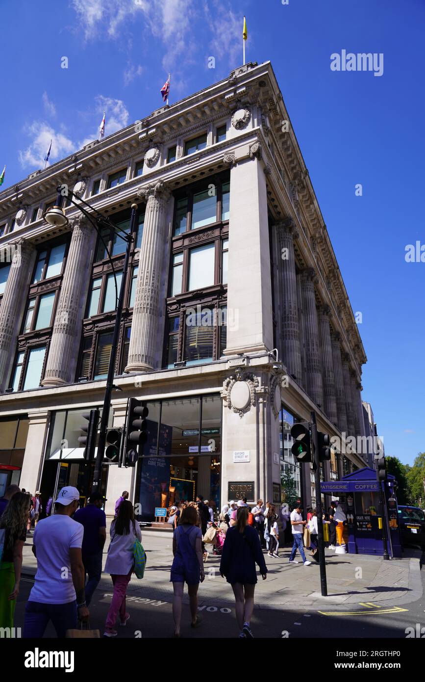 Selfridges Luxury Department Store, Oxford Street, Central London