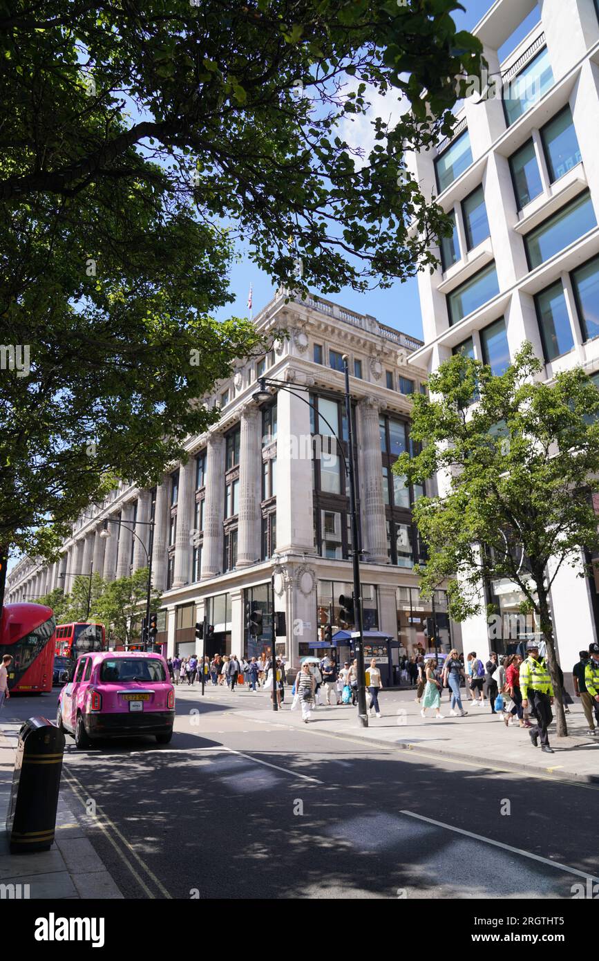 Selfridges Luxury Department Store, Oxford Street, Central London