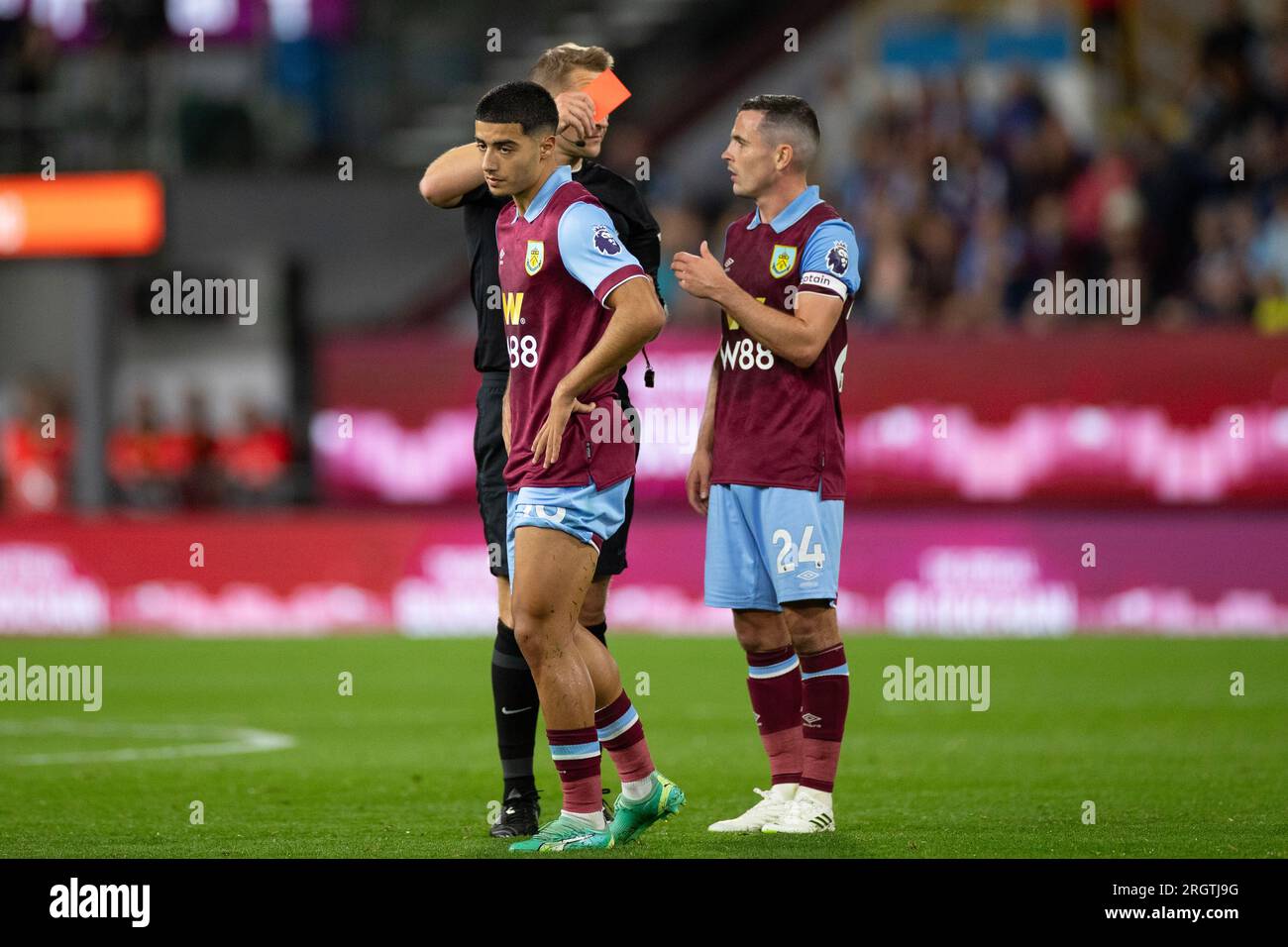 Burnley's Anass Zaroury during the Premier League match at Turf Moor,  Burnley. Picture date: Friday August 11, 2023 Stock Photo - Alamy