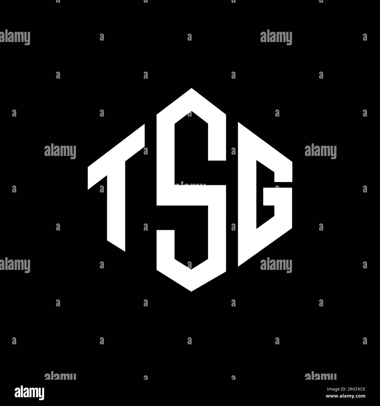 TSG letter logo design with polygon shape. TSG polygon and cube shape logo  design. TSG hexagon vector logo template white and black colors. TSG monogr  Stock Vector Image & Art - Alamy