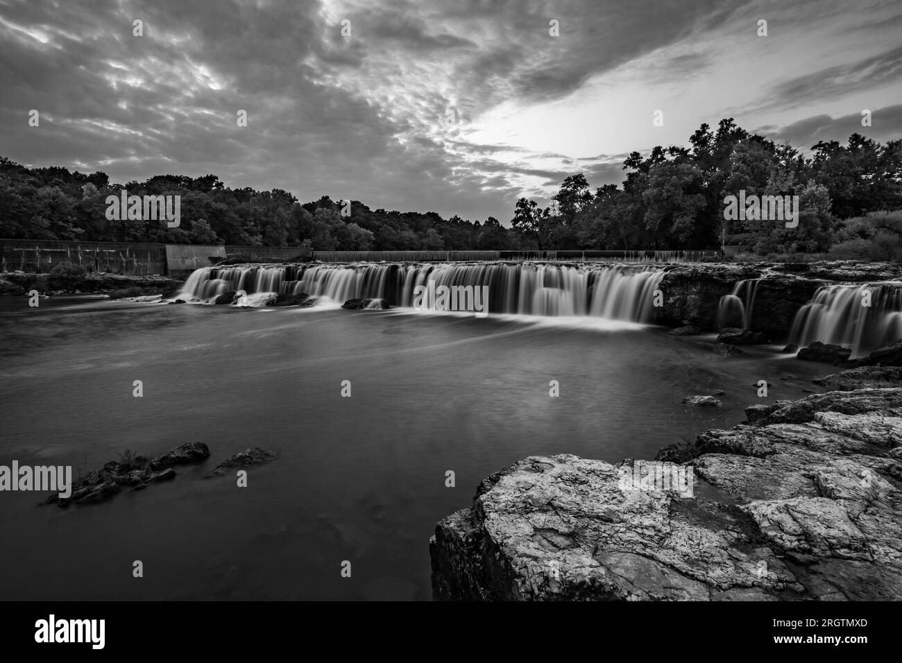 Grand Falls waterfall is the largest continuously flowing natural