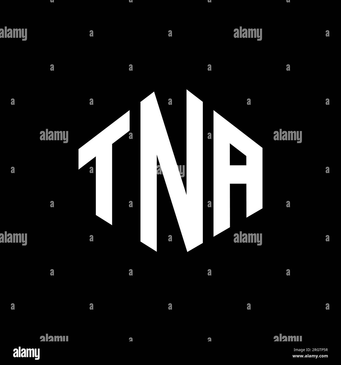 TNA letter logo design with polygon shape. TNA polygon and cube shape TNA letter logo design with polygon shape. TNA polygon and cube shape