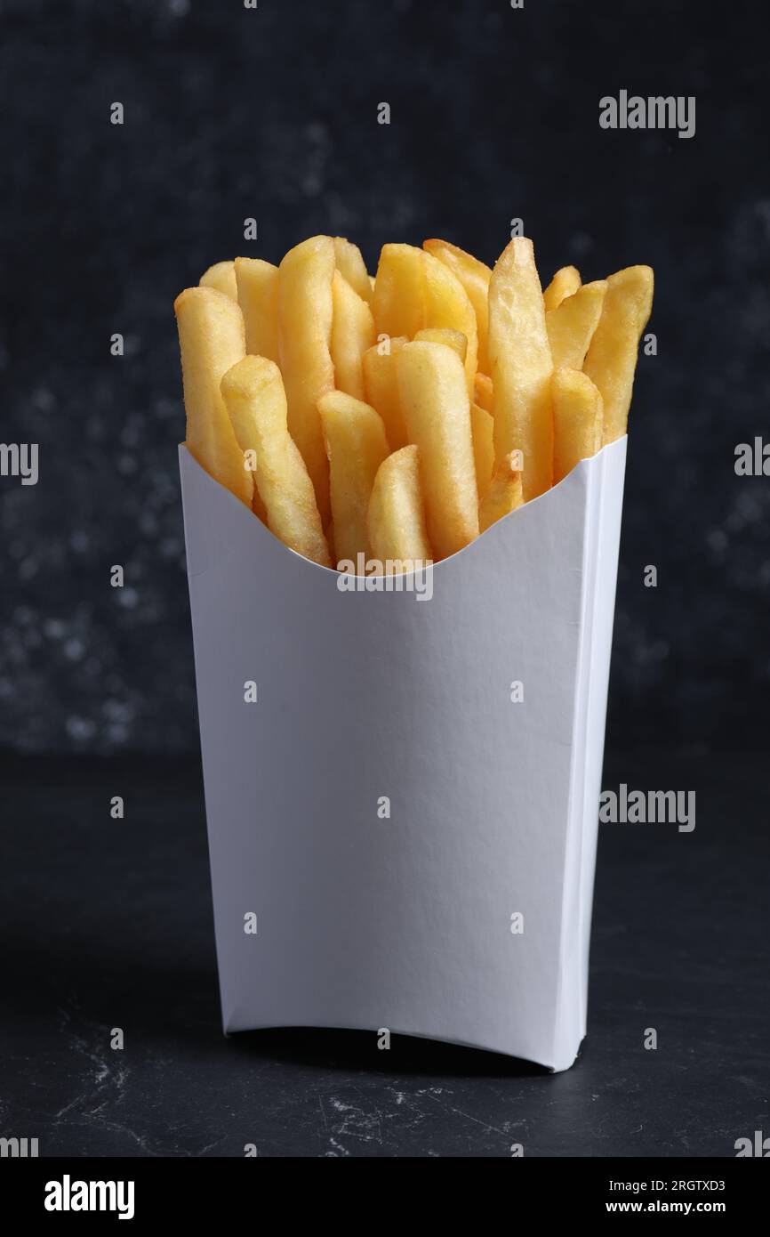 French fries in paper bag hi-res stock photography and images - Alamy