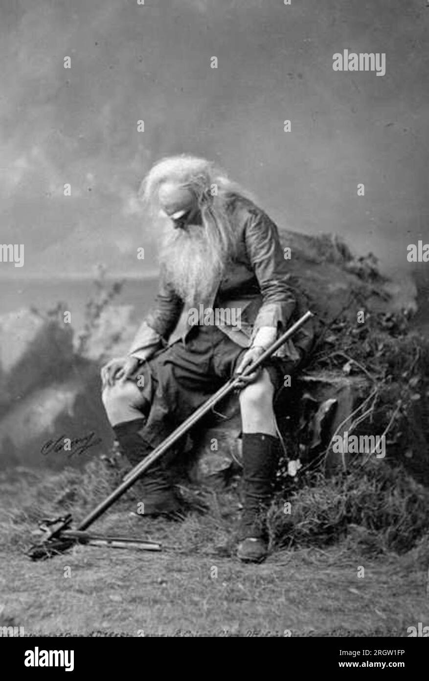 Joseph Jefferson as Rip Van Winkle, 1869 Stock Photo Alamy