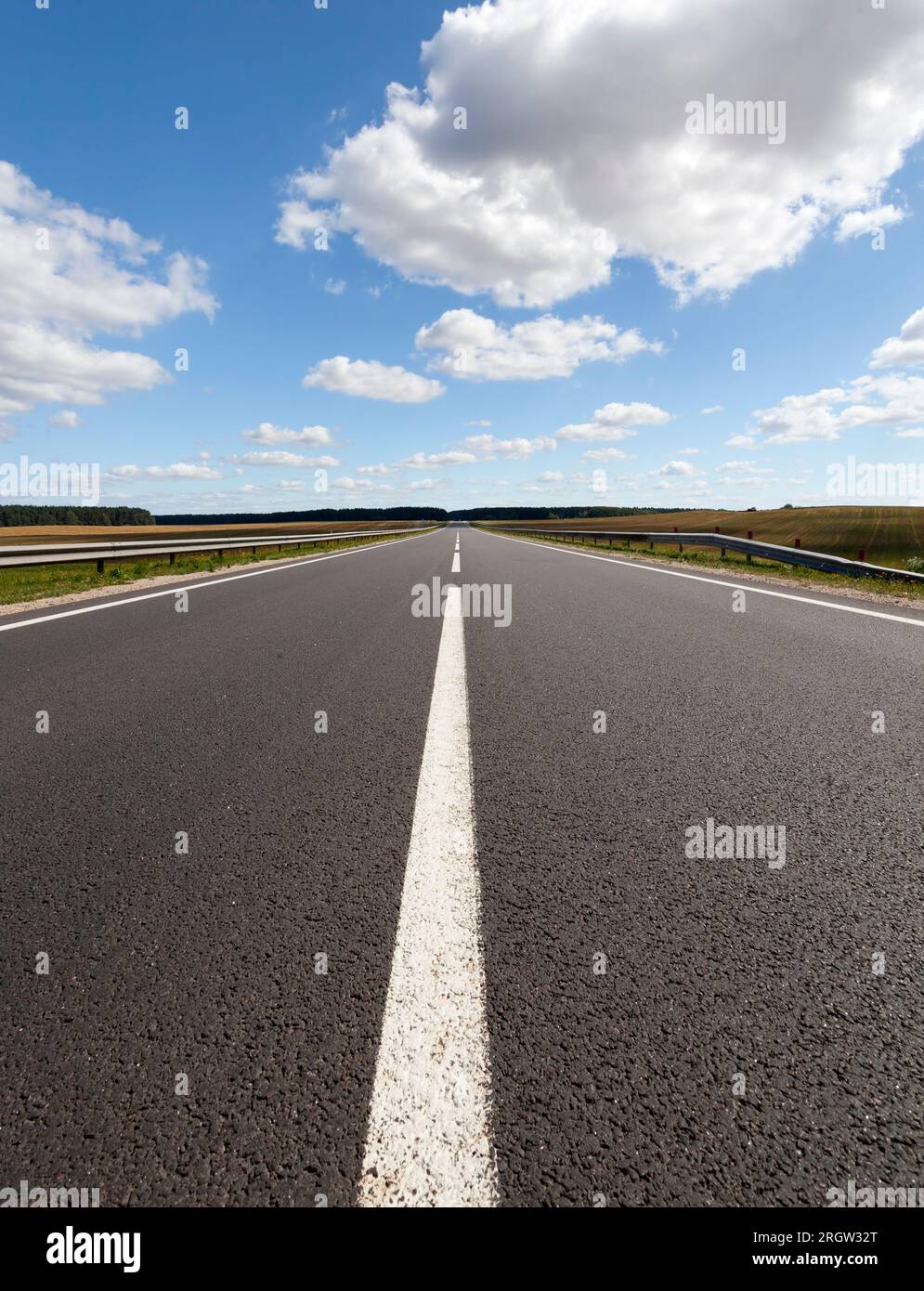 white markings on the road to ensure the safety and regulation of the ...