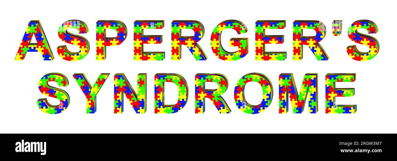 Asperger's syndrome, conceptual illustration Stock Photo Alamy