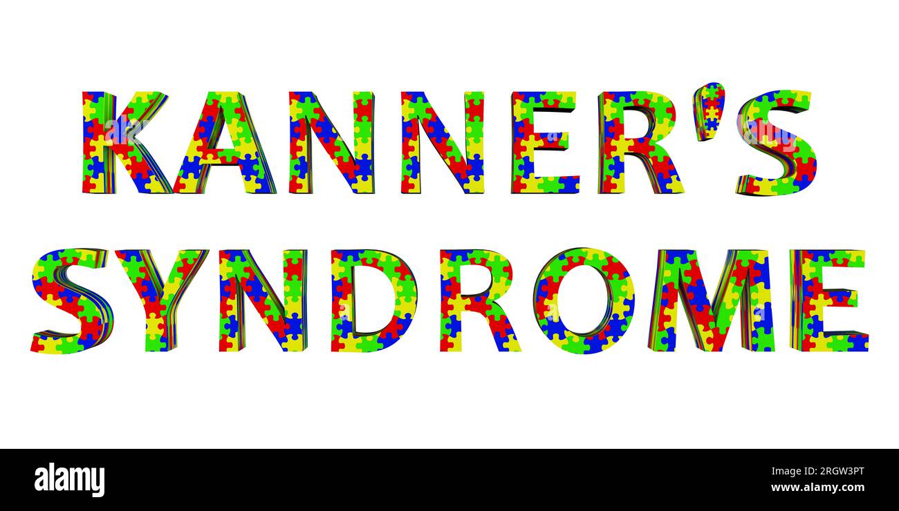 Kanner's syndrome, conceptual illustration Stock Photo - Alamy