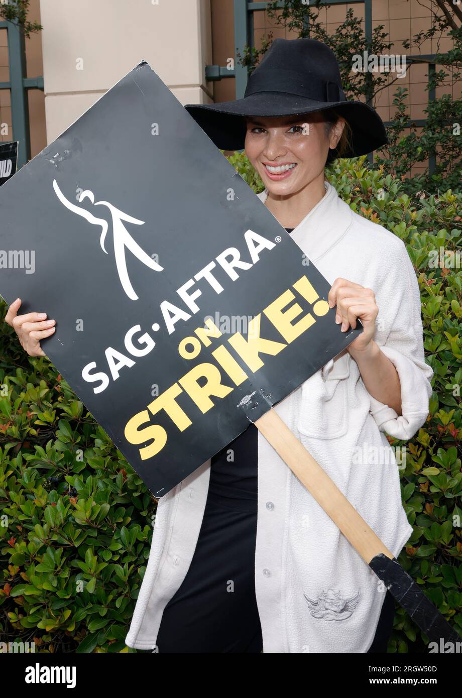 11 August 2023 Burbank, California - Katrina Law. SAG AFTRA-WGA Strike