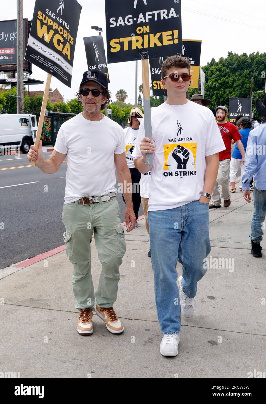 Hollywood, Ca. 11th Aug, 2023. Leland Orser, August Tripplehorn Orser