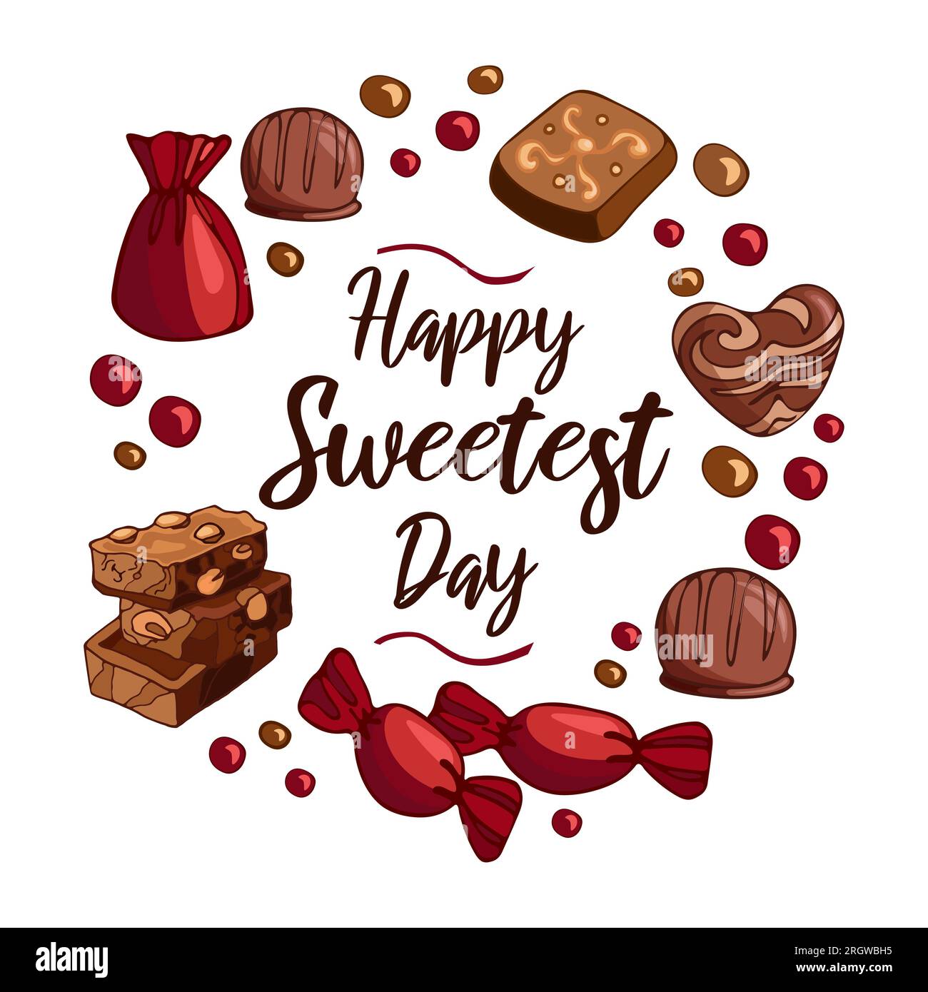 Milk chocolate holiday almonds candy stock vector images alamy