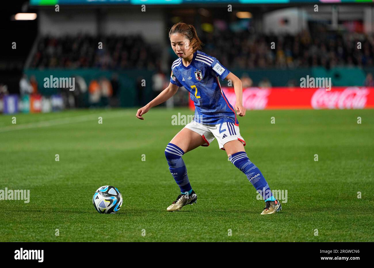 August 11 2023: Risa Shimizu (Japan) controls the ball during a game, at, . Kim Price/CSM Credit: Cal Sport Media/Alamy Live News Stock Photo