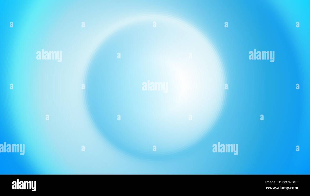 abstract blue circle smooth gradient background. vector illustration Stock Vector
