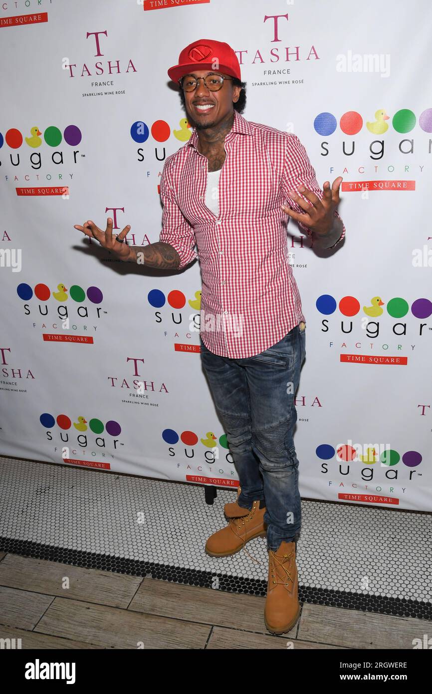 New York, USA. 11th Aug, 2023. Nick Cannon attends the Sugar Factory