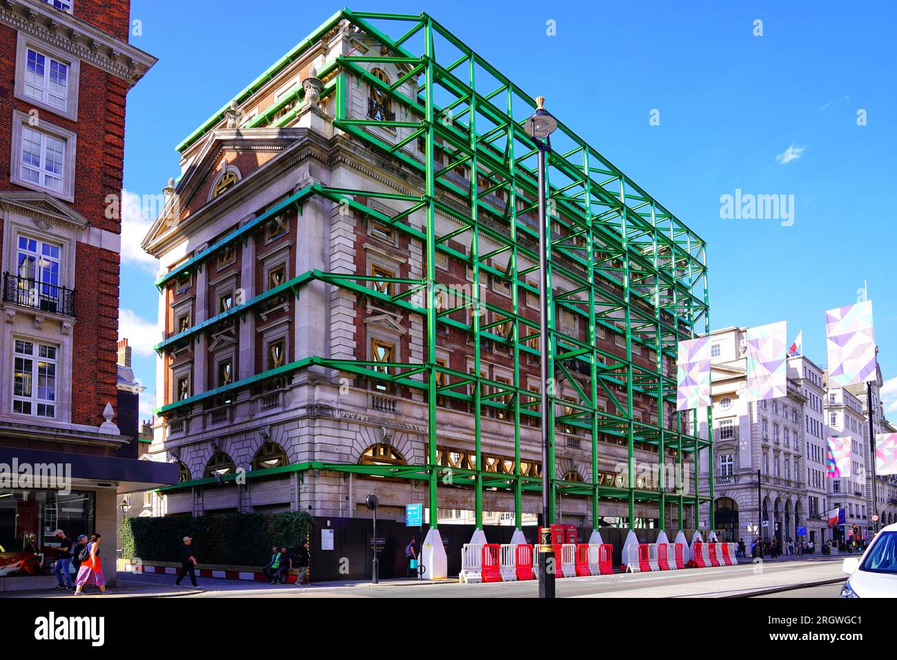 Pegasus House And Nuffield House Construction, Sackville Street in Mayfair, Piccadilly, Central