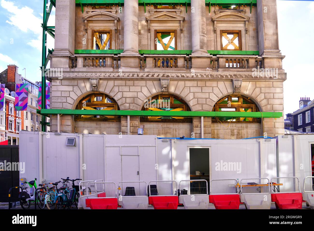 Pegasus House And Nuffield House Construction, Sackville Street in Mayfair, Piccadilly, Central
