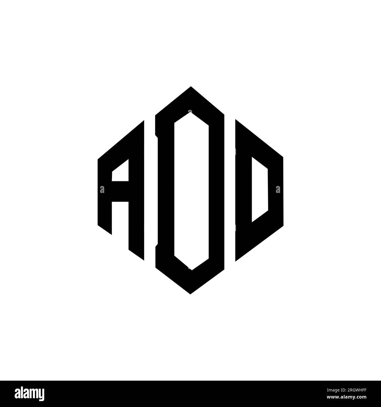 ADO letter logo design with polygon shape. ADO polygon and cube shape ADO letter logo design with polygon shape. ADO polygon and cube shape